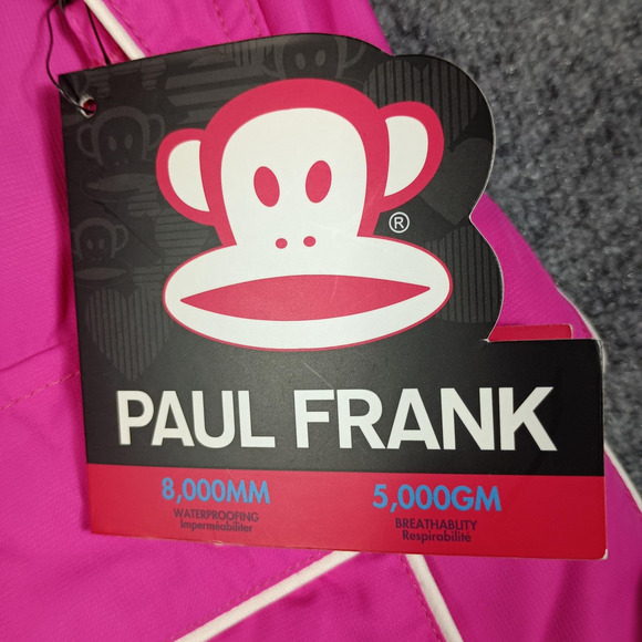 Paul Frank Snow Pants Youth Girls XS Pink Julius Insulated Ski Grow With Me - Picture 13 of 16